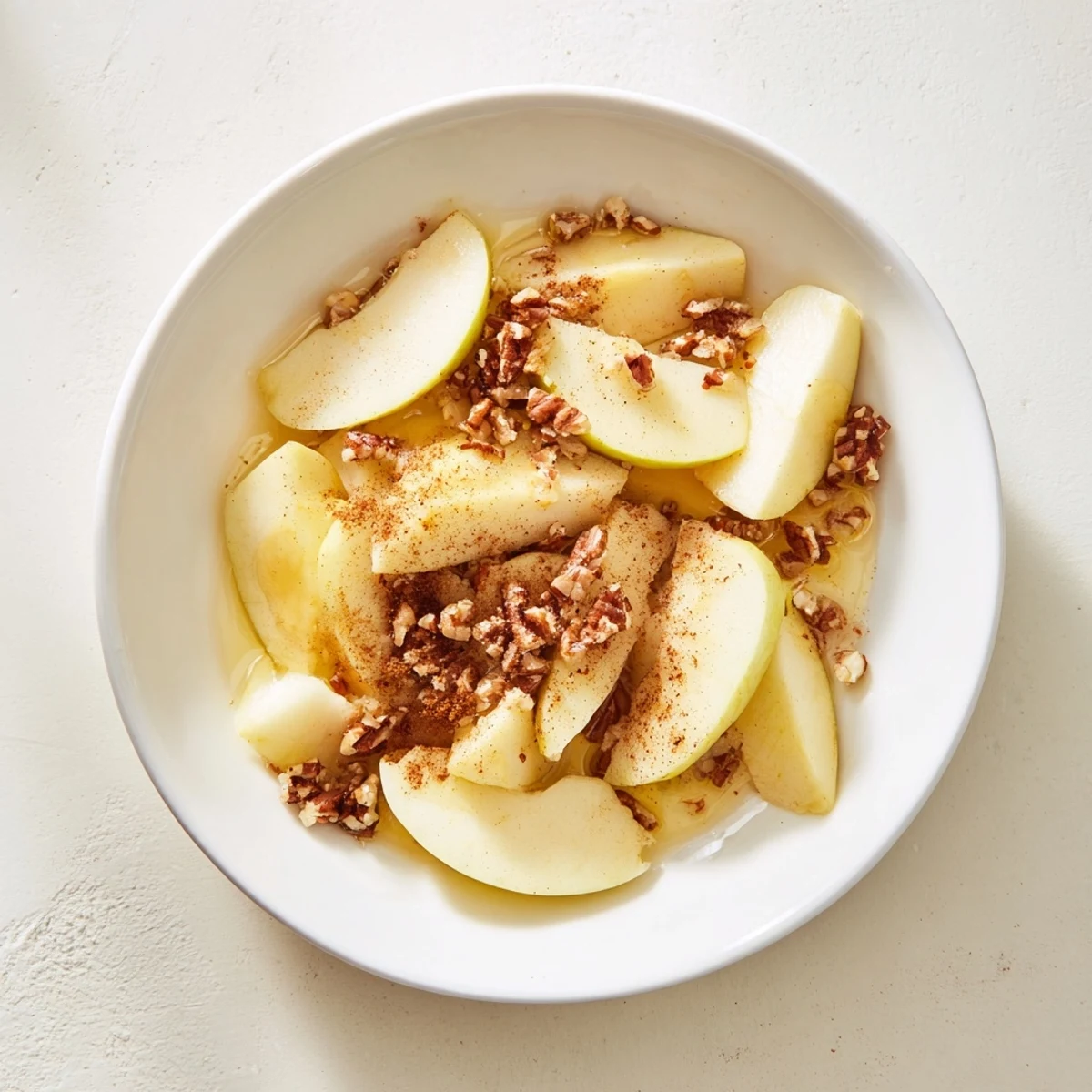 Baked Apple Slices Cinnamon
