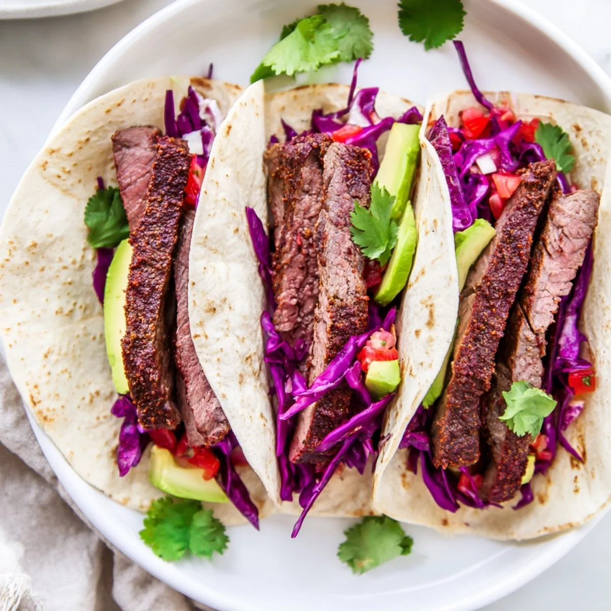 Coffee Rubbed Steak Tacos