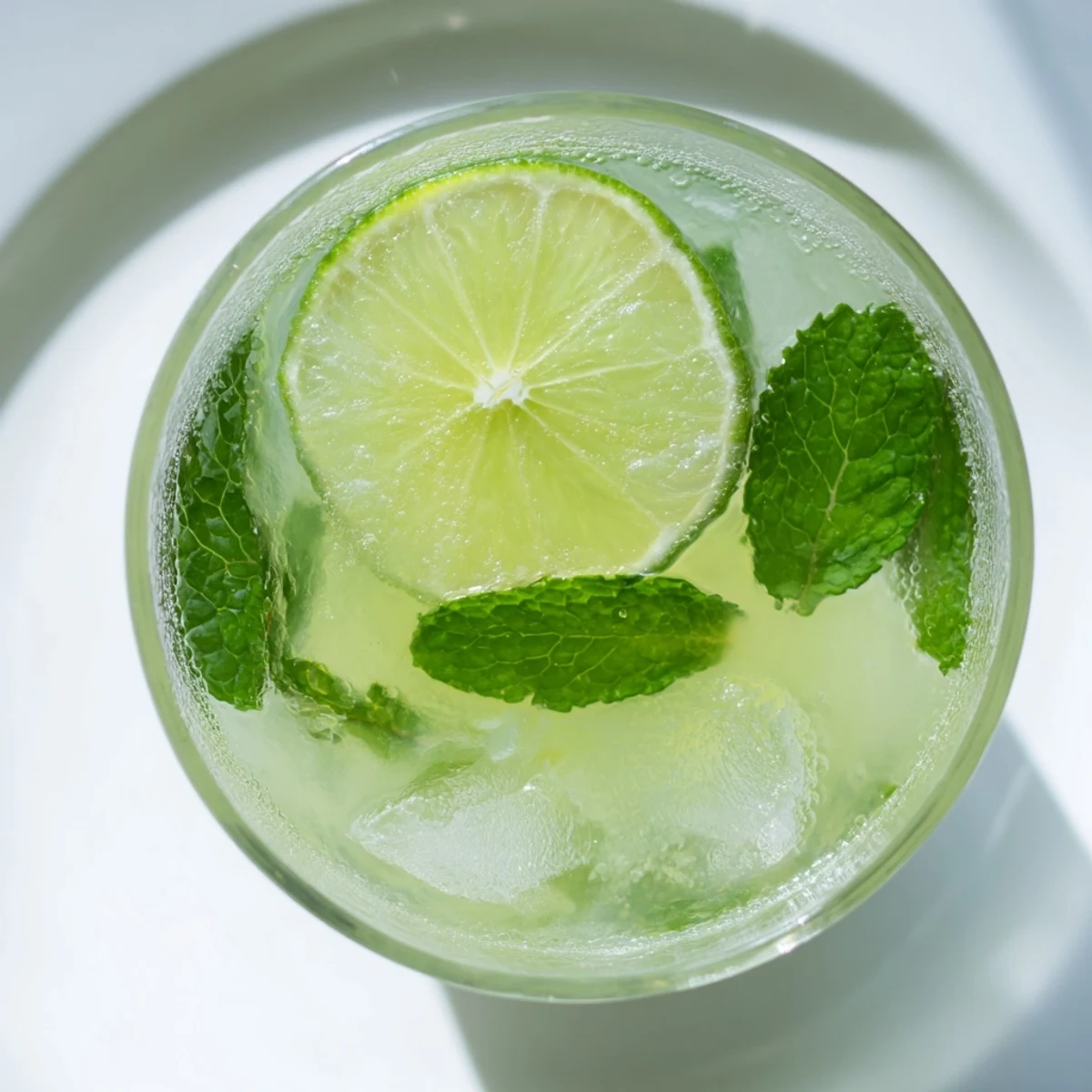 Bright green Mint Lime Agua Fresca in a pitcher, ready to serve over ice on a warm day.