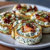 Smoked Salmon Cucumber Pinwheels