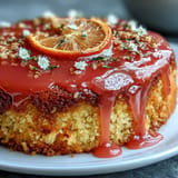 Blood Orange Polenta Cake