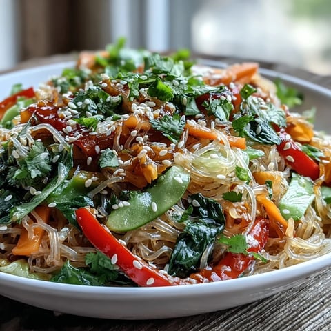 Vibrant low-carb Shirataki Noodle Bowl filled with crisp vegetables, drizzled in a fragrant ginger sauce for an easy dinner.