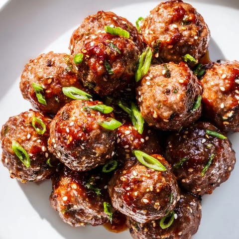Spicy Sriracha Honey Meatballs