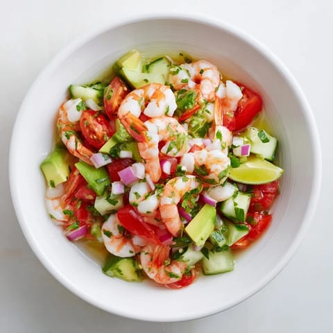 Light Fresh Shrimp Ceviche