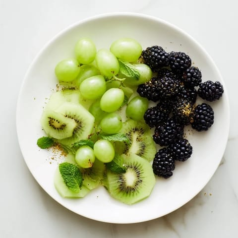 Enjoy the stunning visual appeal of this The Aurora Borealis Sweep, showcasing waves of fresh fruit.