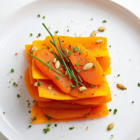 Beautifully arranged Serengeti Sunset appetizer with sweet apricots and smoky Gouda, perfect for sharing.