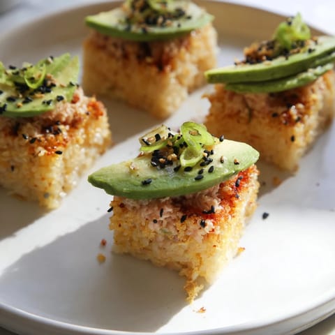 Spicy Tuna Crispy Rice Bites