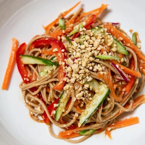 Cold Noodle Salad Sesame-Ginger