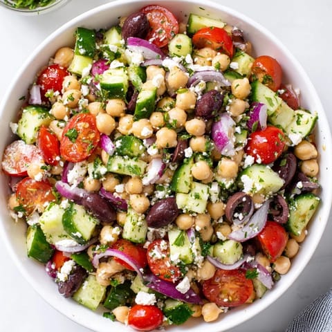 Mediterranean Chickpea Salad