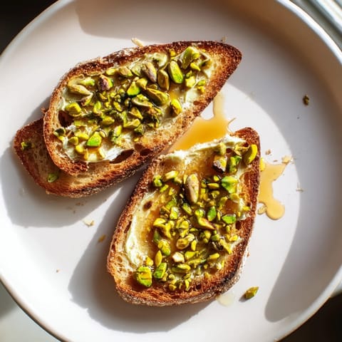 Pistachio Butter Toast