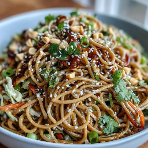 Vegan Spicy Peanut Soba