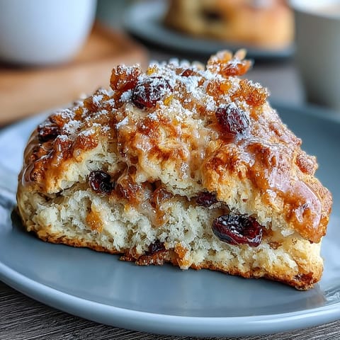 Candied Orange Cranberry Scones