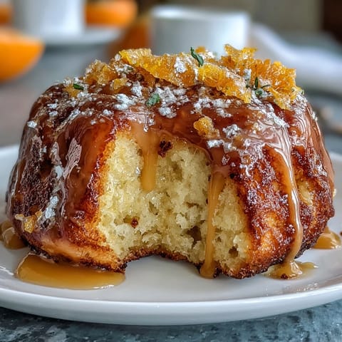 Fluffy orange rolls with fresh zest, drizzled in citrus glaze, perfect for a cozy breakfast or brunch.  