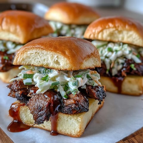 BBQ Baby Shower Brisket Sliders