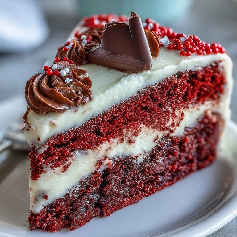 On a marble counter, a Red Betty Boop Heart Cake is topped with a glossy dark chocolate silhouette and swirls of frosting.