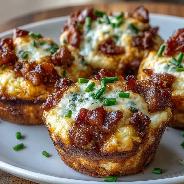 Twelve golden-brown Ranch Bacon Breakfast Egg Bites are arranged on a wire cooling rack after baking.