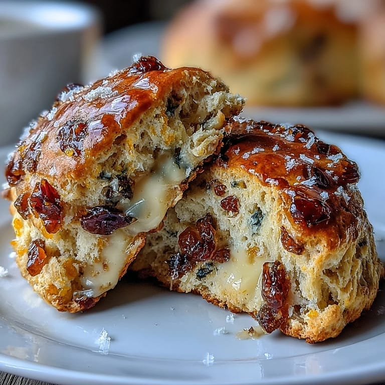 Buttery scones studded with chewy cranberries and fragrant candied orange peel, ideal for a cozy Valentine's Day breakfast.