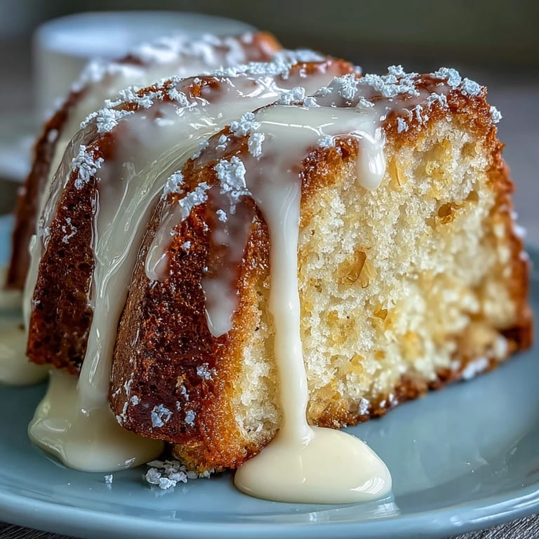 Zesty lemon-infused Limoncello pound cake topped with a glossy lemon glaze, ideal for dessert or brunch.