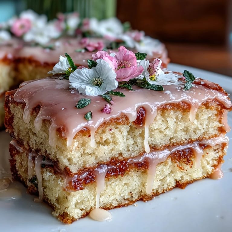 Adorable mini birthday cakes layered with fluffy vanilla-lemon sponge, creamy pastel buttercream, and delicate edible flower decorations.