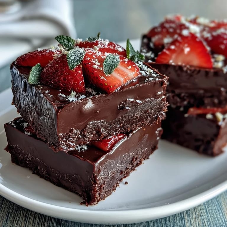 3. Elegant chocolate bark with a marbled base, adorned with fresh strawberries, rose petals, and pistachios for a luxurious no-bake dessert.