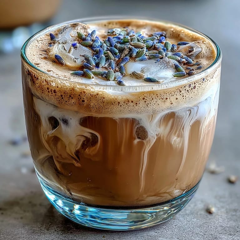 Rich espresso meets floral lavender syrup and frothy oat milk in this comforting dairy-free latte.