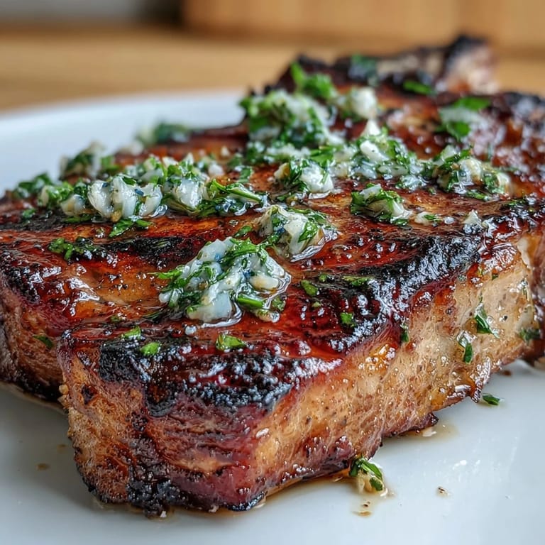 Tender lamb chops topped with zesty lemon-garlic gremolata, offering a fresh and aromatic twist to classic Italian cooking.  