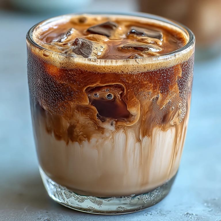 Iced Brown Sugar Oat Milk Shaken Espresso, a dairy-free coffeehouse treat for mornings.